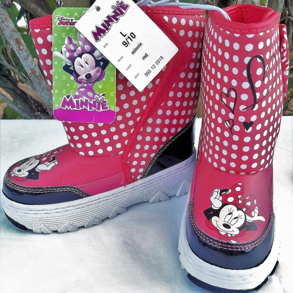 Disney Minnie Mouse Girls Boots NWT - Picture 4 of 4